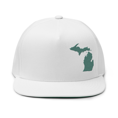 Michigan Snapback | 5-Panel - Cooper Green Outline