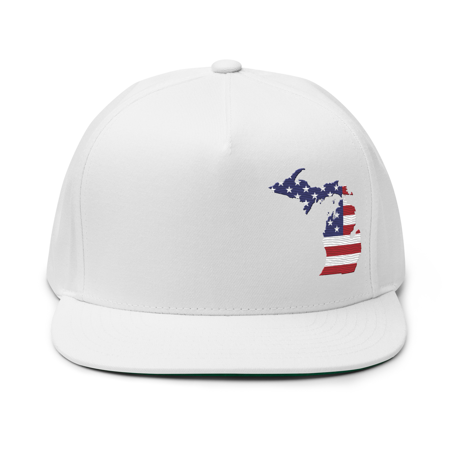 Michigan Snapback | 5-Panel - Patriotic Outline