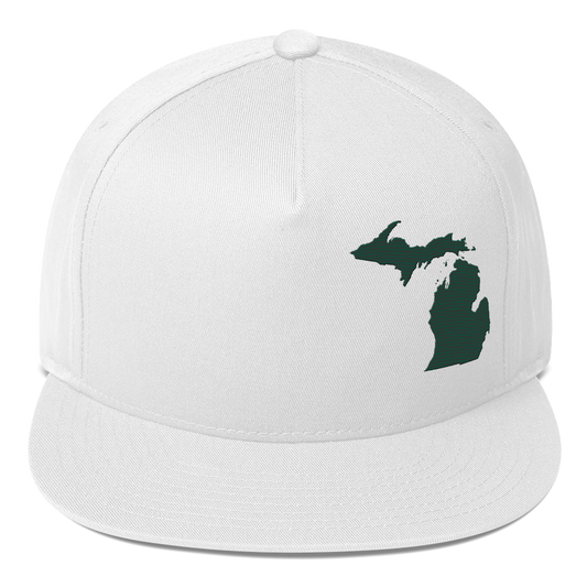 Michigan Snapback | 5-Panel - Laconic Green Outline