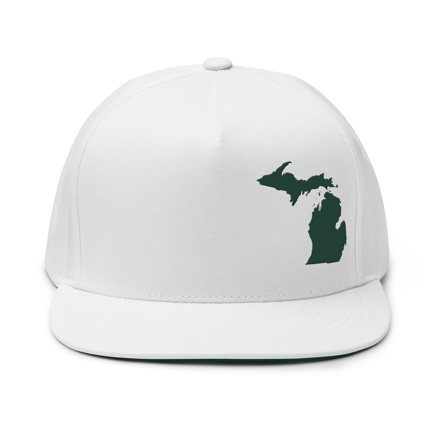 Michigan Snapback | 5-Panel - Laconic Green Outline