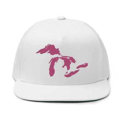 Great Lakes Snapback | 5-Panel - Apple Blossom Pink