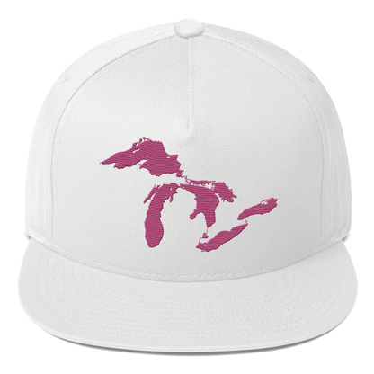 Great Lakes Snapback | 5-Panel - Apple Blossom Pink