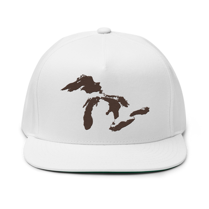 Great Lakes Snapback | 5-Panel - Hickory Brown