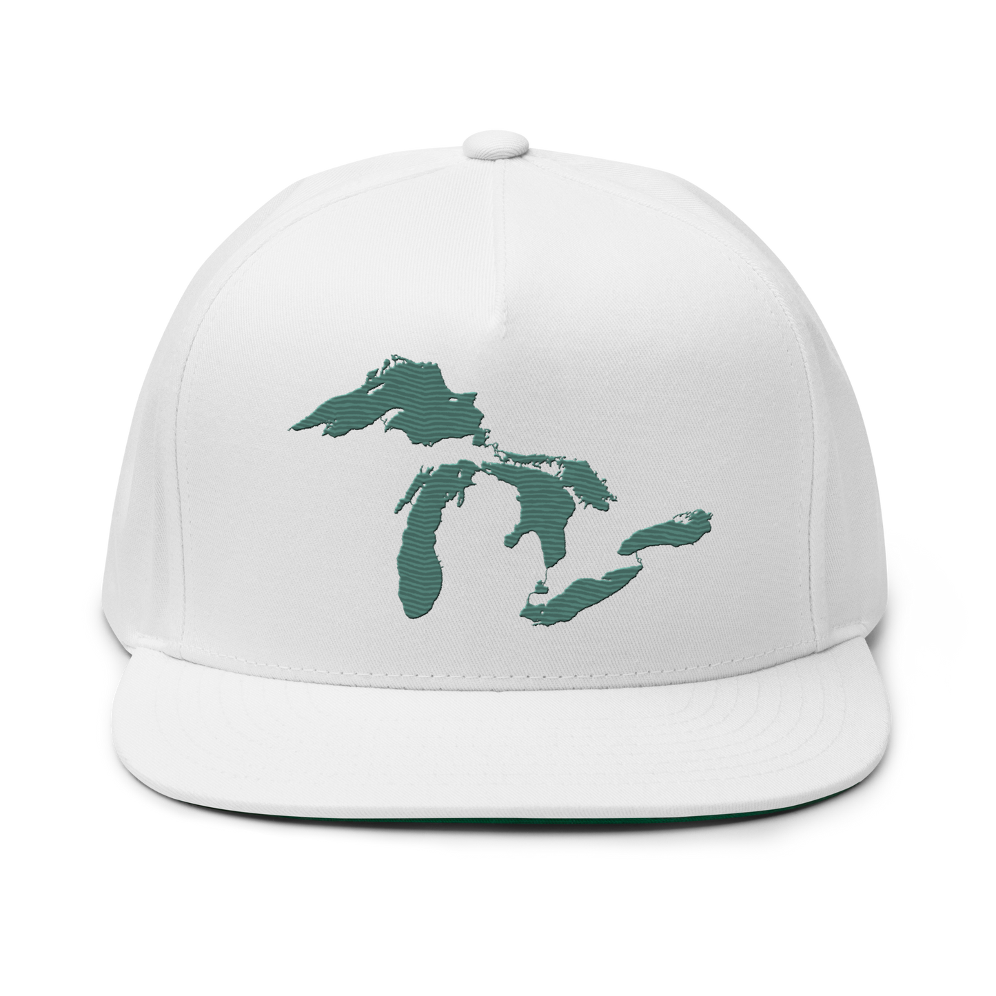 Great Lakes Snapback | 5-Panel - Copper Green