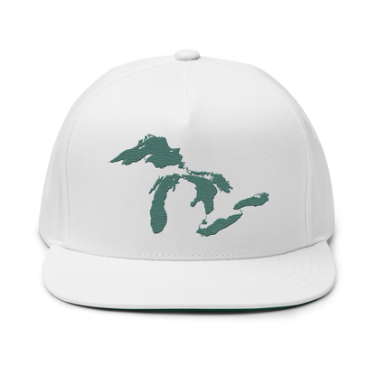 Great Lakes Snapback | 5-Panel - Copper Green