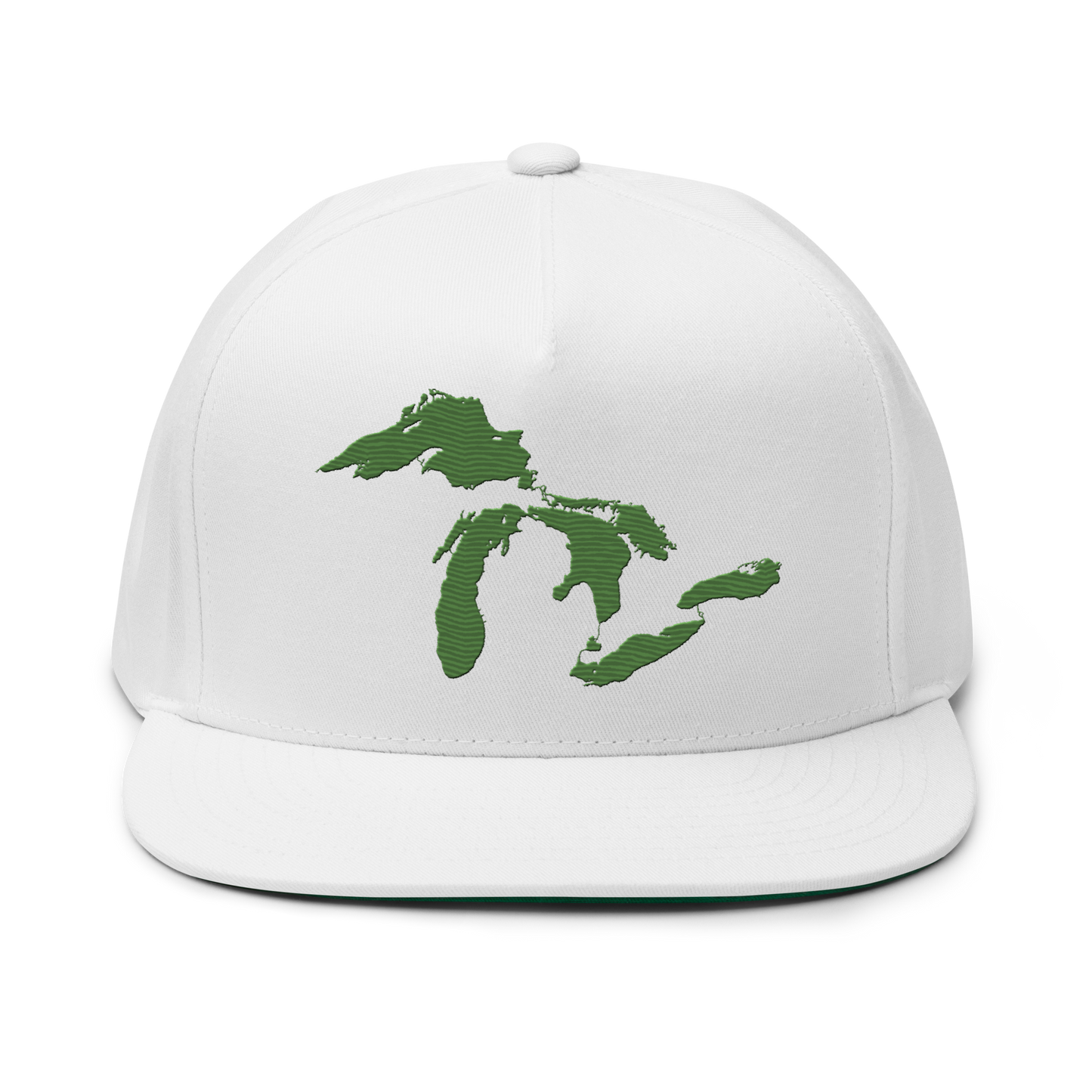 Great Lakes Snapback | 5-Panel - Pine Green