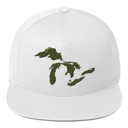 Great Lakes Snapback | 5-Panel - Army Green