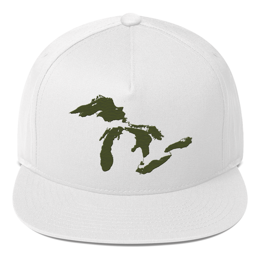 Great Lakes Snapback | 5-Panel - Army Green