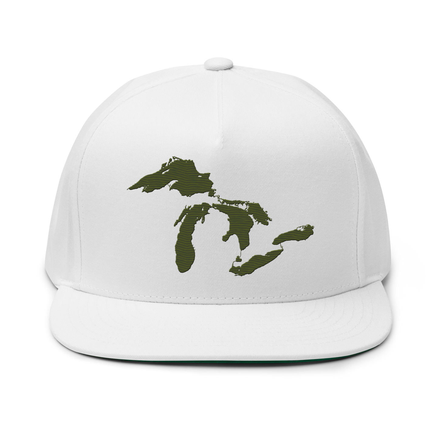 Great Lakes Snapback | 5-Panel - Army Green