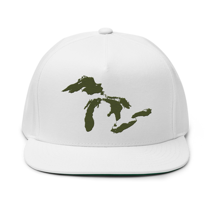 Great Lakes Snapback | 5-Panel - Army Green