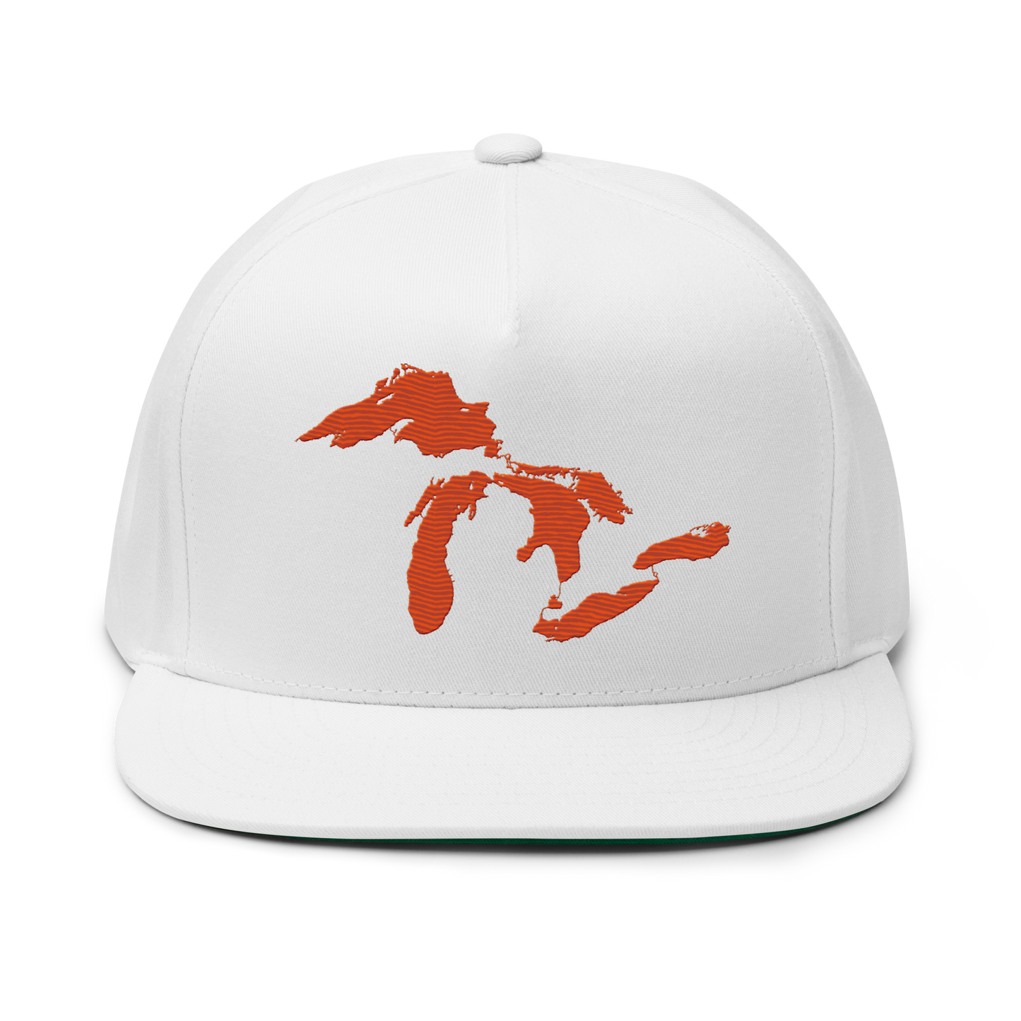 Great Lakes Snapback | 5-Panel - Maple Leaf Orange