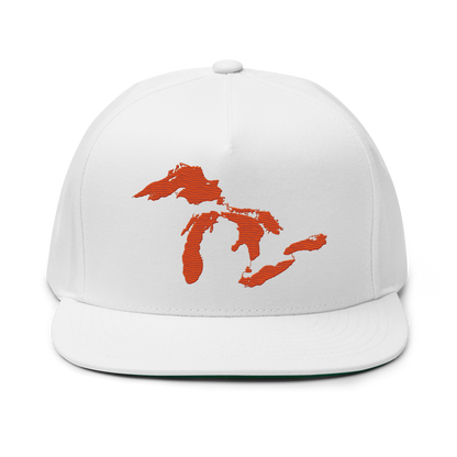 Great Lakes Snapback | 5-Panel - Maple Leaf Orange