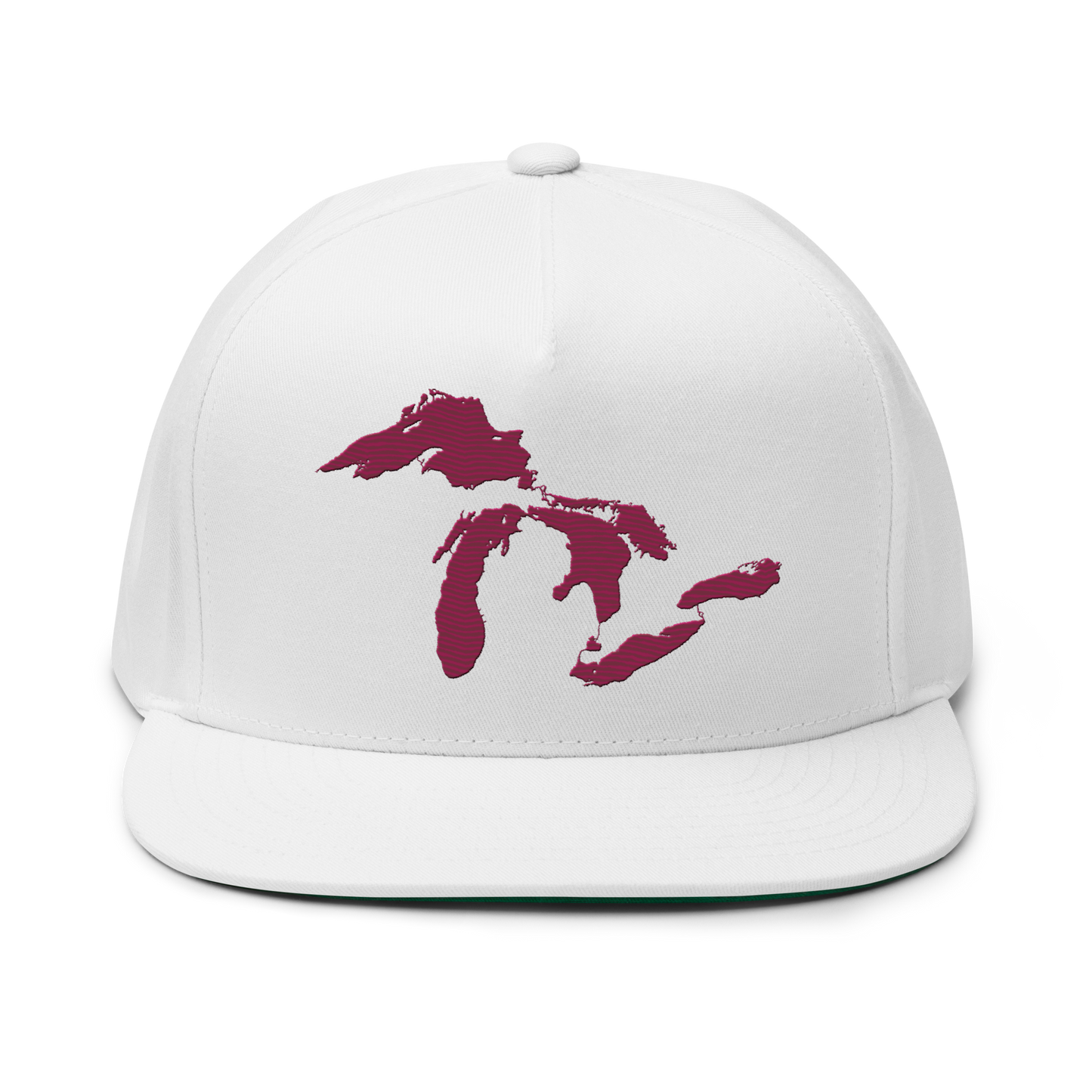 Great Lakes Snapback | 5-Panel - Ruby Red