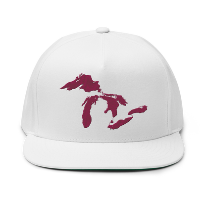 Great Lakes Snapback | 5-Panel - Ruby Red