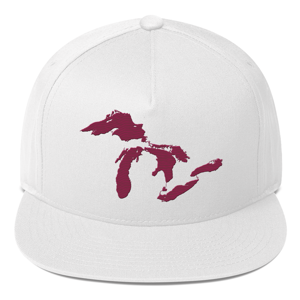 Great Lakes Snapback | 5-Panel - Ruby Red