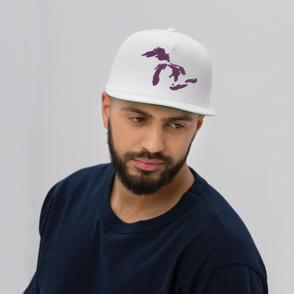 Great Lakes Snapback | 5-Panel - Plum