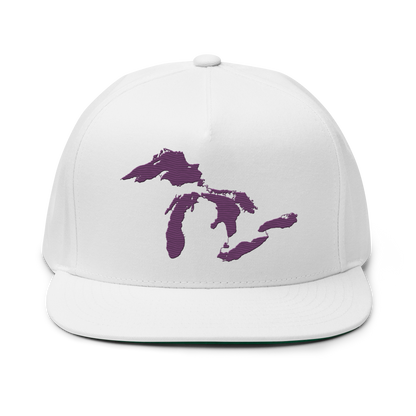 Great Lakes Snapback | 5-Panel - Plum