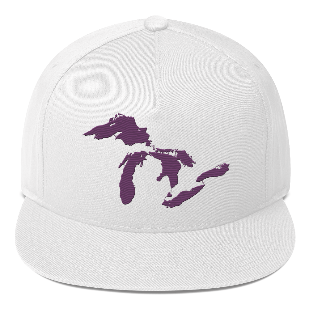 Great Lakes Snapback | 5-Panel - Plum