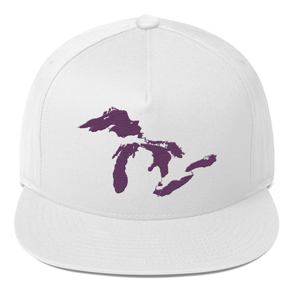 Great Lakes Snapback | 5-Panel - Plum