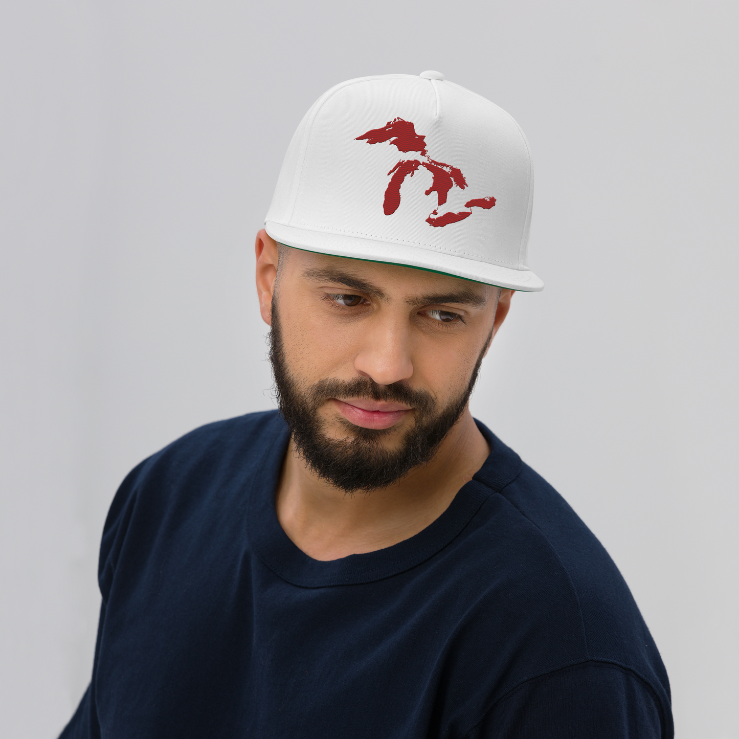 Great Lakes Snapback | 5-Panel - Thimbleberry Red