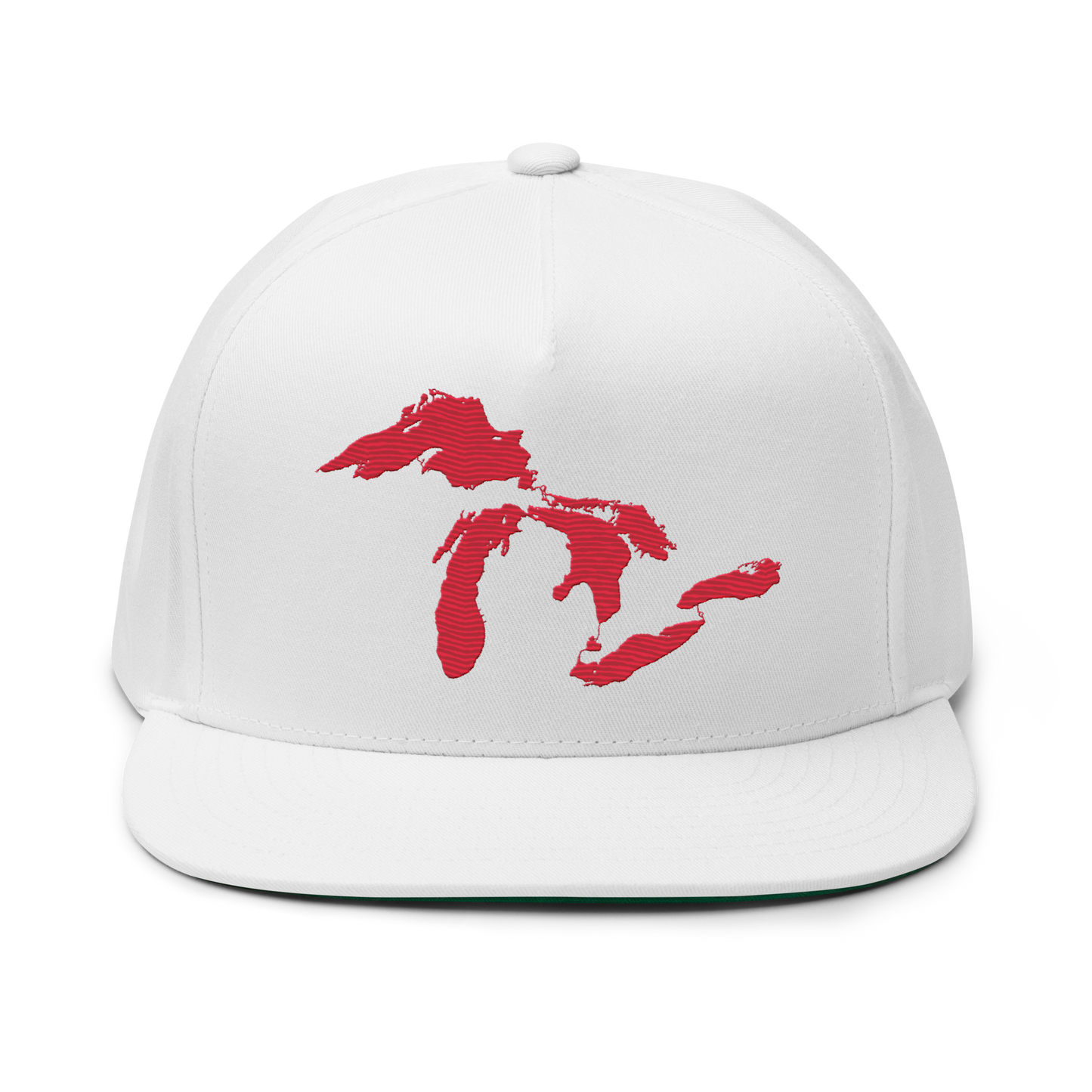 Great Lakes Snapback | 5-Panel - Lighthouse Red