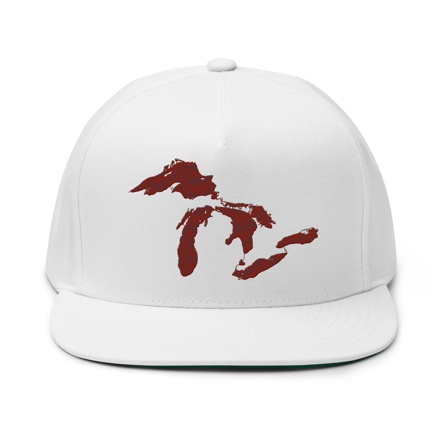 Great Lakes Snapback | 5-Panel - Cherryland Red