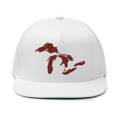 Great Lakes Snapback | 5-Panel - Cherryland Red