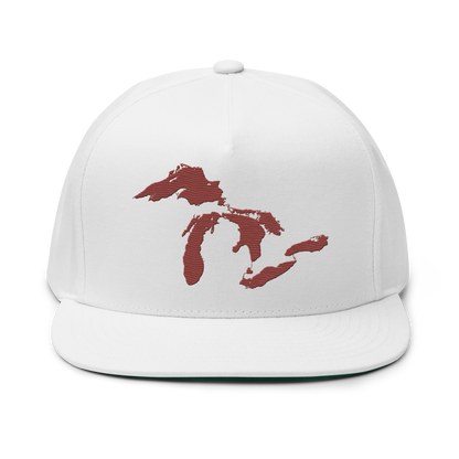 Great Lakes Snapback | 5-Panel - Ore Dock Red