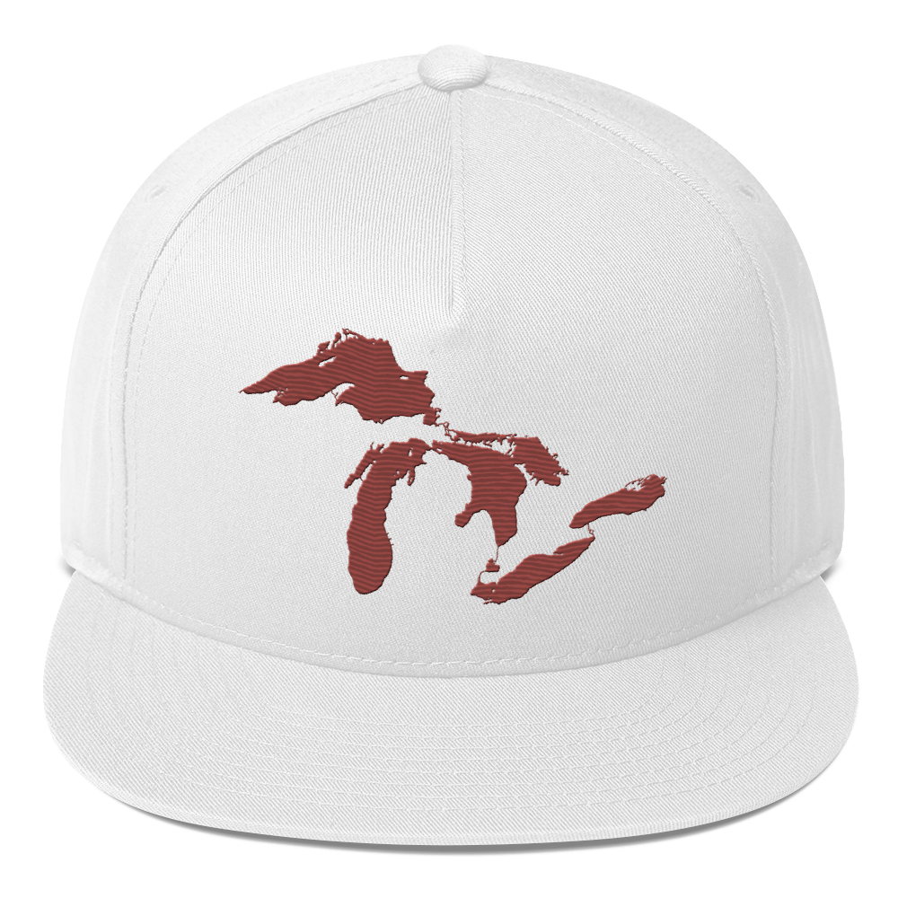 Great Lakes Snapback | 5-Panel - Ore Dock Red