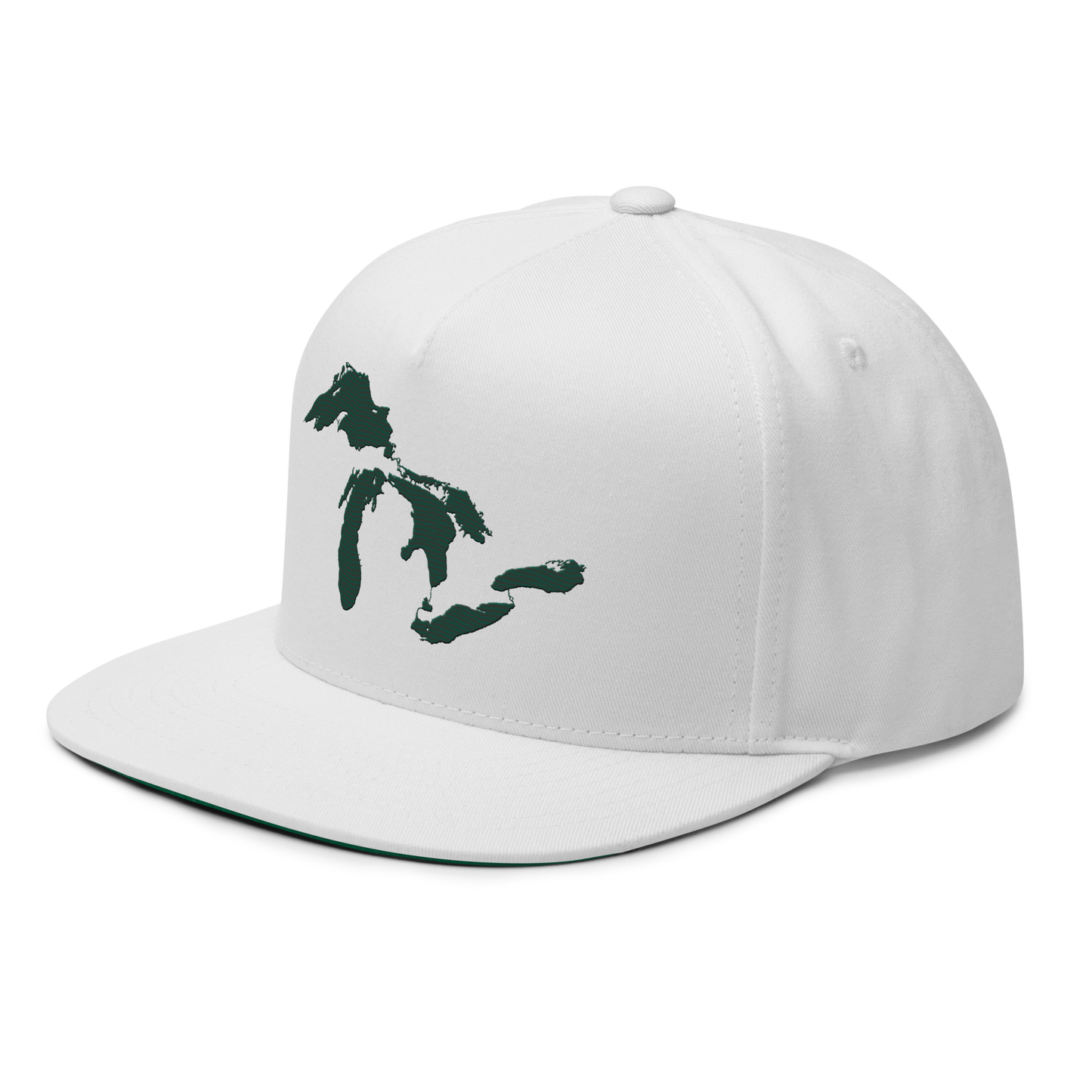 Great Lakes Flat Bill Snapback (Laconic Green)