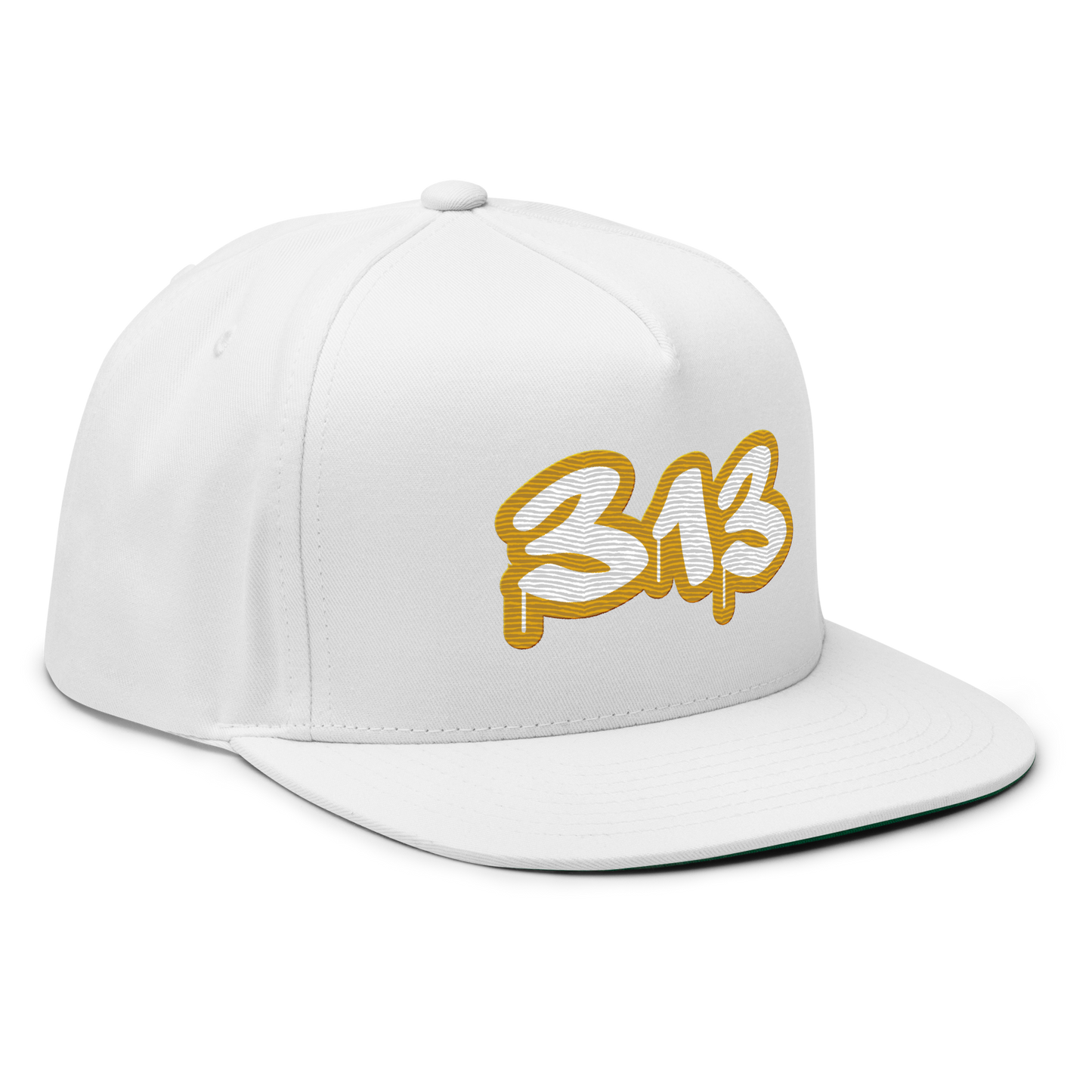 Detroit '313' Flat BIll Snapback (Gold Tag Font)