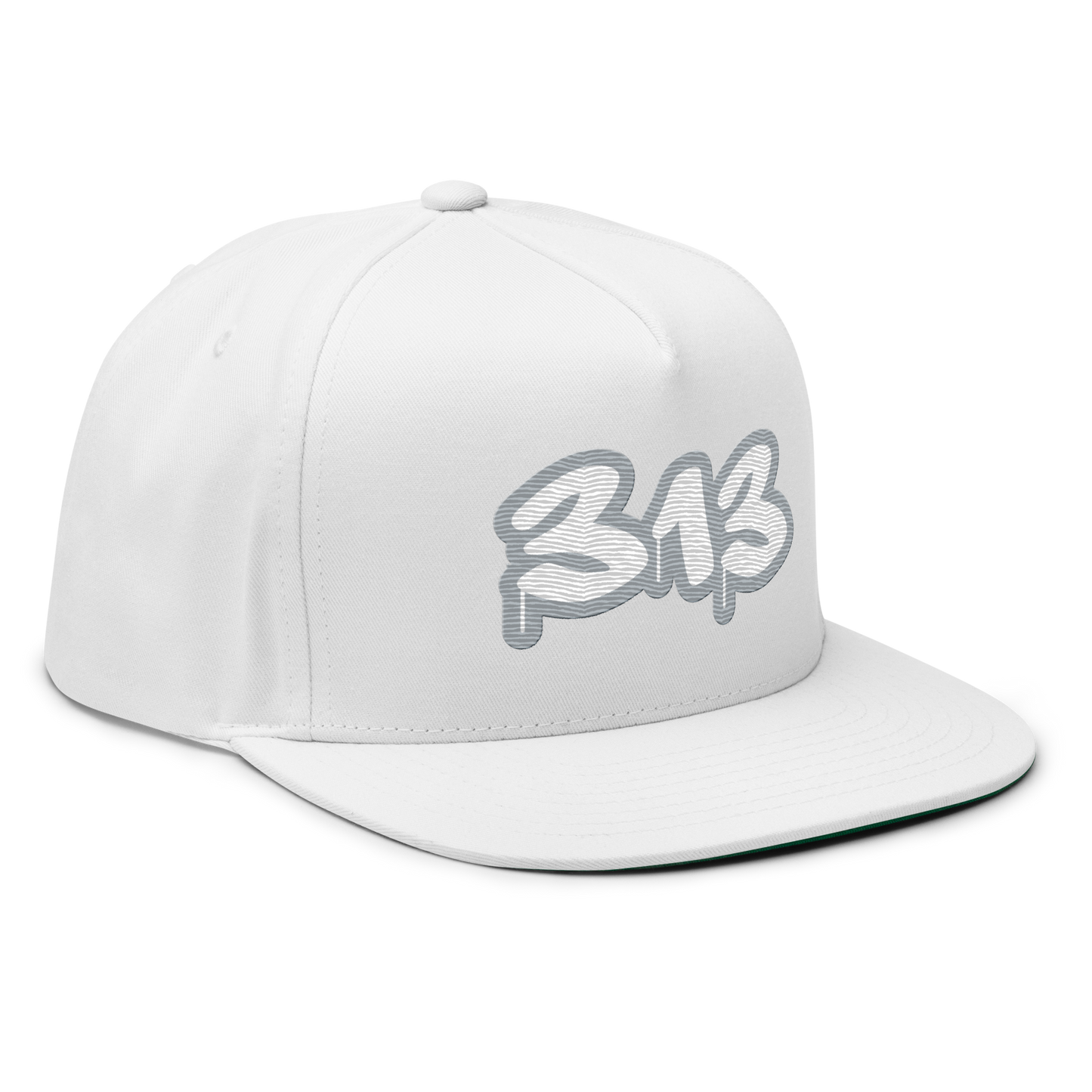 Detroit '313' Flat BIll Snapback (Silver Tag Font)