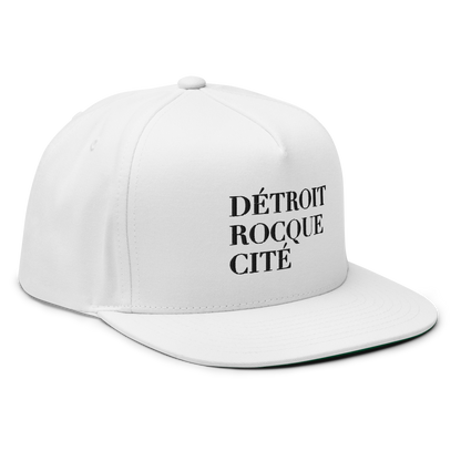 'Détroit Rocque Cité' Flat Bill Snapback