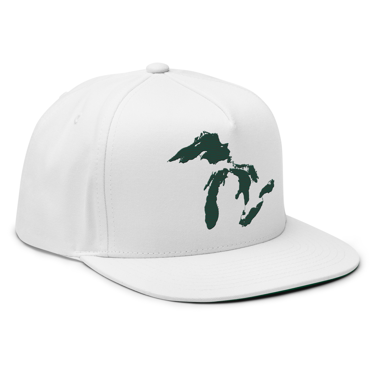 Great Lakes Flat Bill Snapback (Laconic Green)