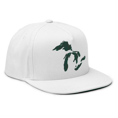 Great Lakes Flat Bill Snapback (Laconic Green)