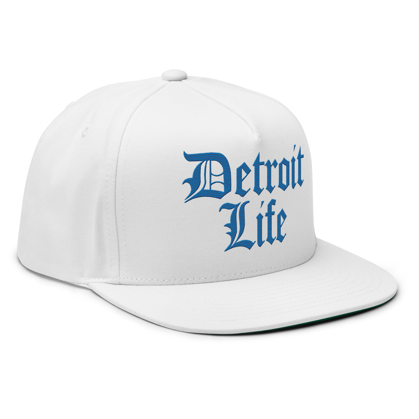 'Detroit Life' Snapback | 5-Panel - Azure