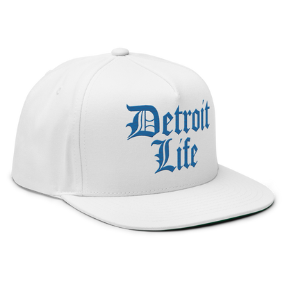 'Detroit Life' Snapback | 5-Panel - Azure