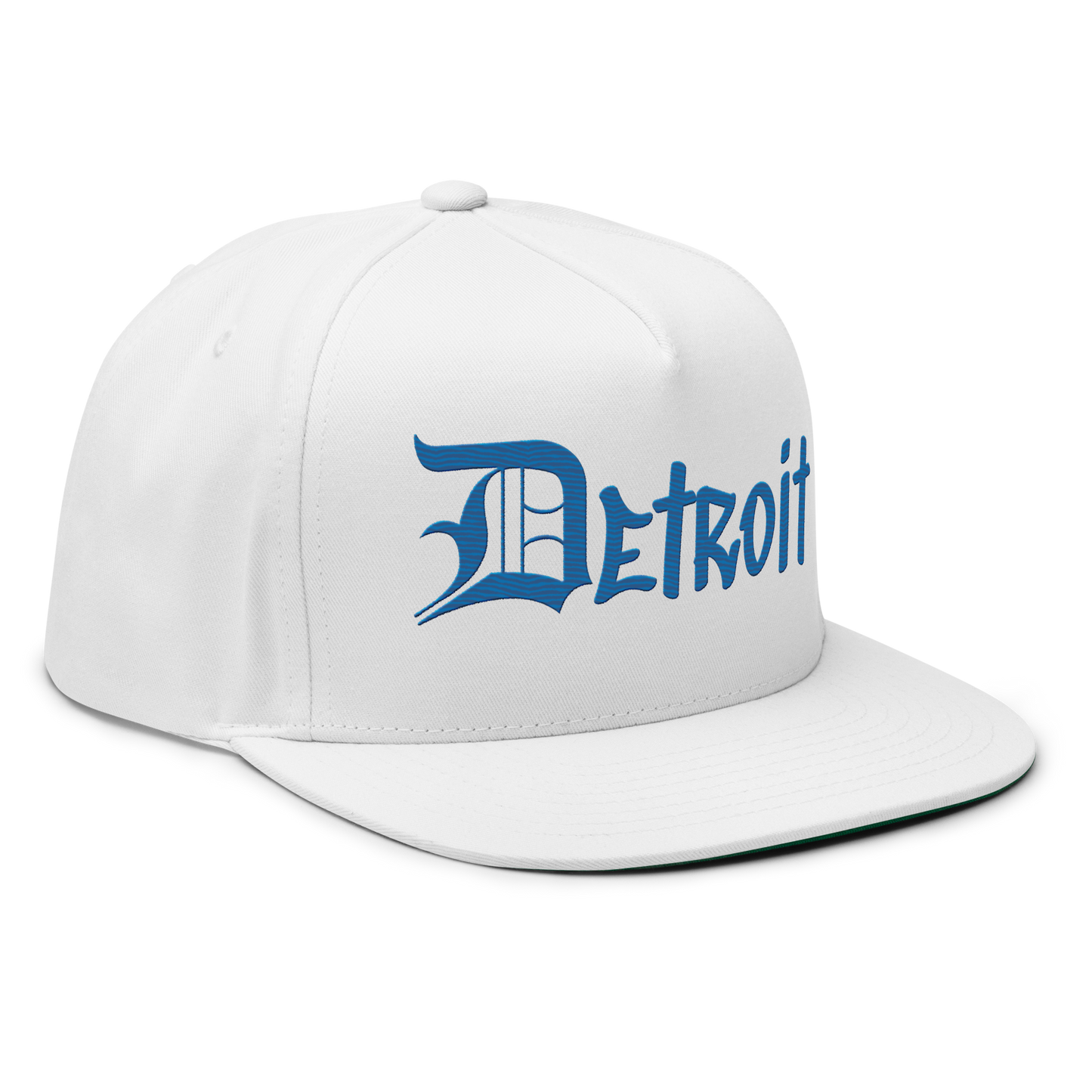 'Detroit' Snapback (OED Tag Font) | Azure