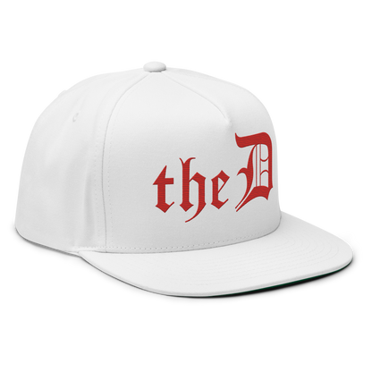 Detroit 'The D' Snapback | 5-Panel - Aliform Red