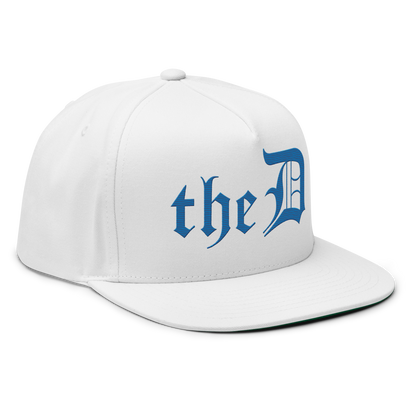 Detroit 'The D' Snapback | 5-Panel - Azure