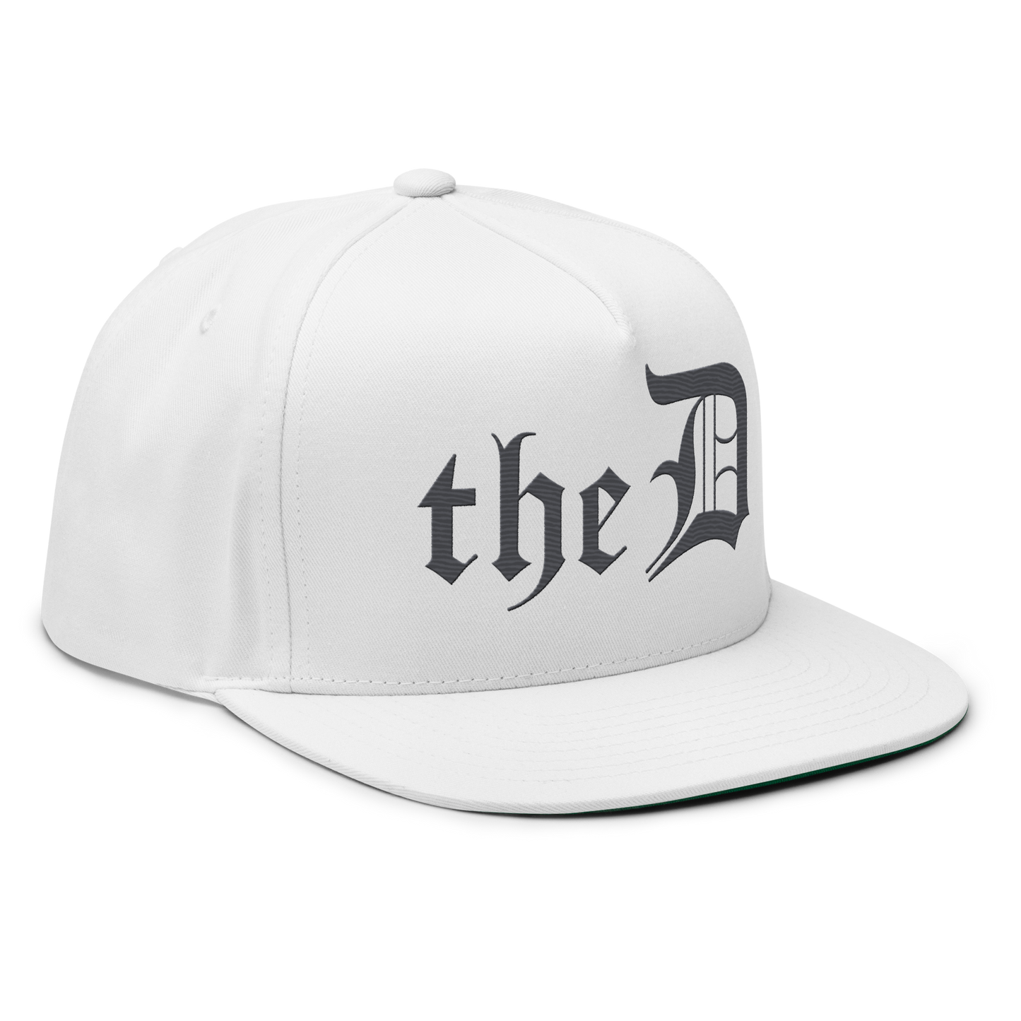 Detroit 'The D' Snapback | 5-Panel - Iron Ore Grey