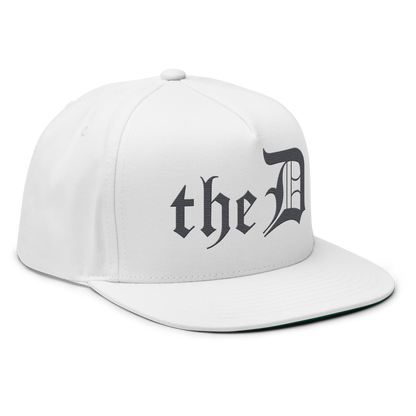 Detroit 'The D' Snapback | 5-Panel - Iron Ore Grey