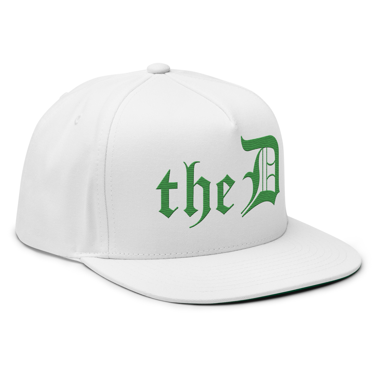 Detroit 'The D' Snapback | 5-Panel - Shamrock Green