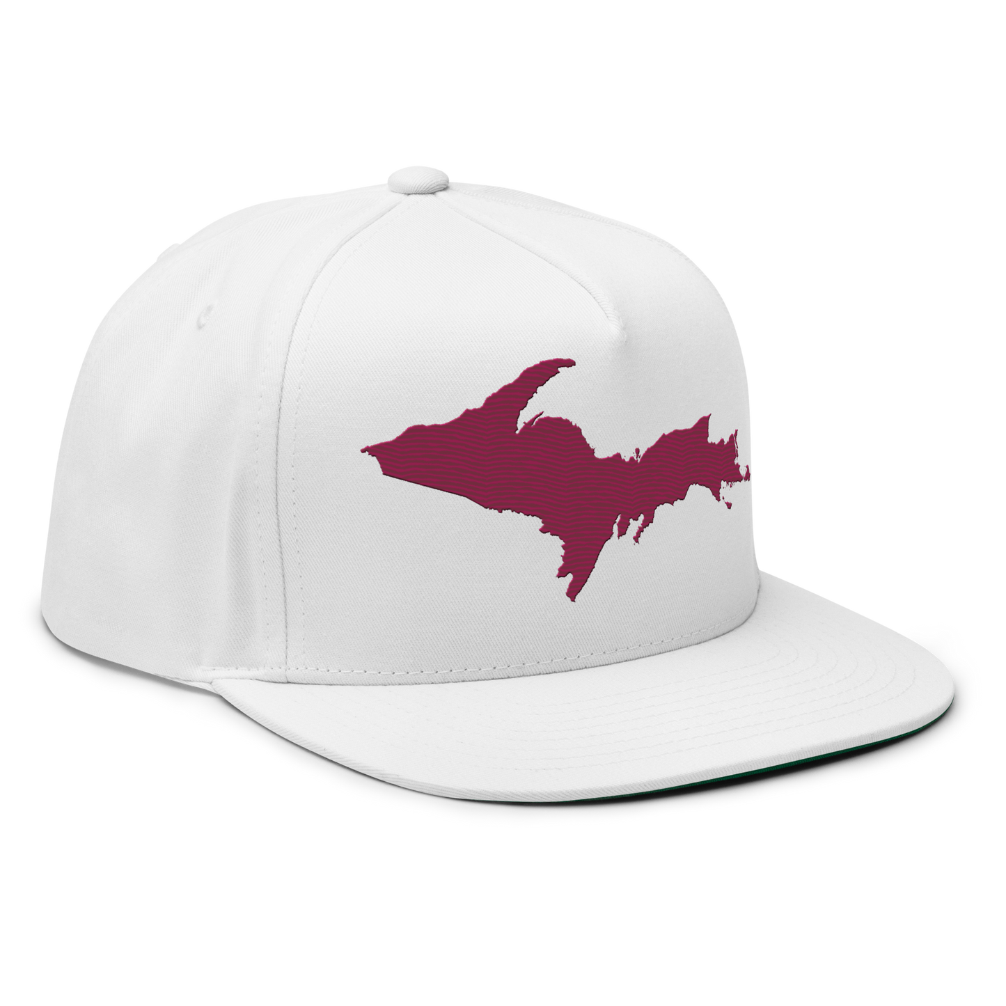 Upper Peninsula Snapback | 5-Panel - Ruby Red