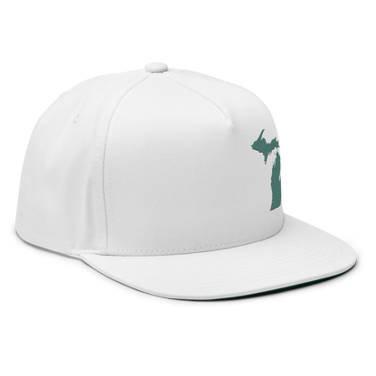 Michigan Snapback | 5-Panel - Cooper Green Outline