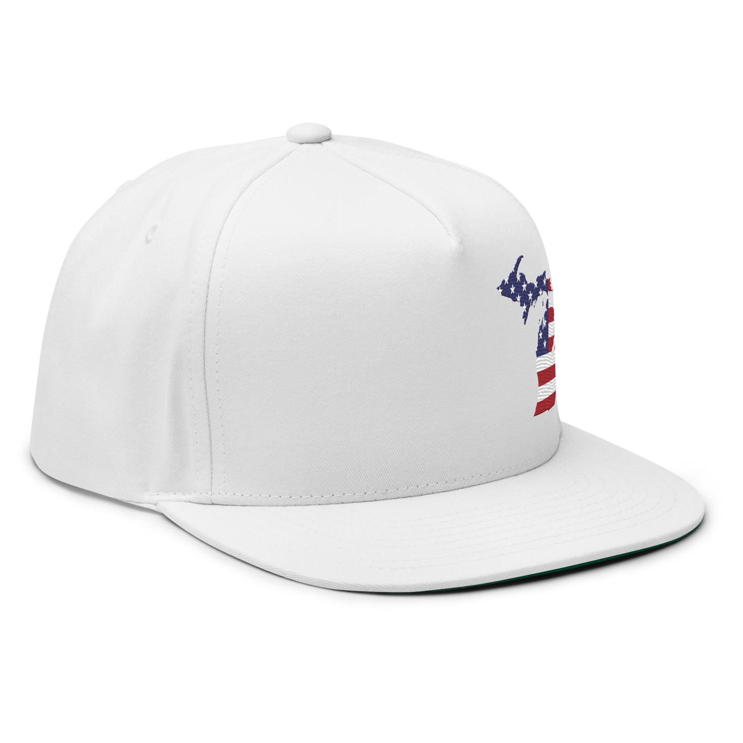 Michigan Snapback | 5-Panel - Patriotic Outline