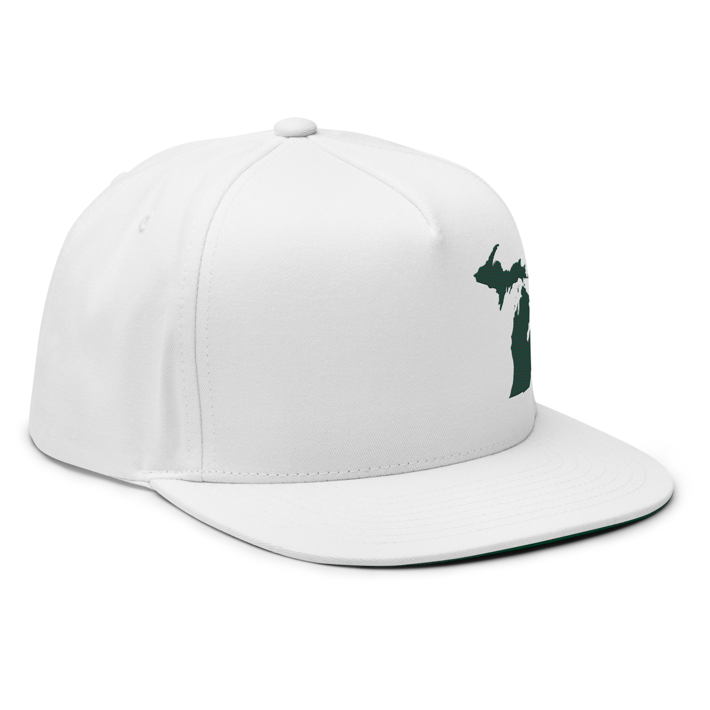 Michigan Snapback | 5-Panel - Laconic Green Outline