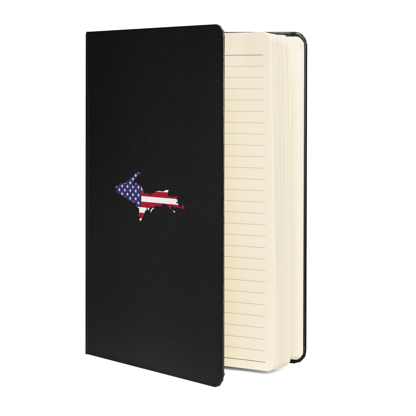 Michigan Upper Peninsula Hardcover Notebook (w/ UP USA Flag) | Banded - 160pgs