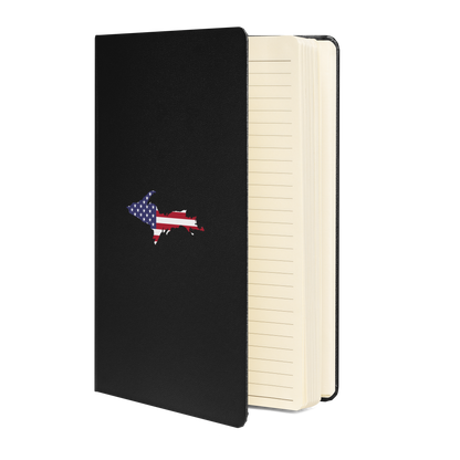 Michigan Upper Peninsula Hardcover Notebook (w/ UP USA Flag) | Banded - 160pgs