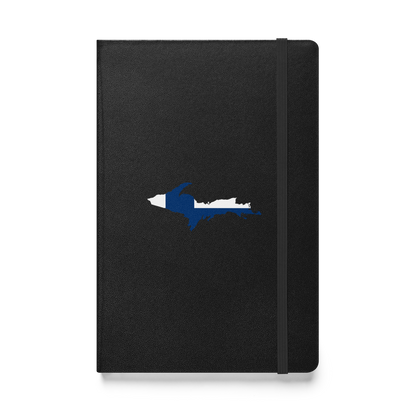 Michigan Upper Peninsula Hardcover Notebook (w/ UP Finland Flag) | Banded - 160pgs